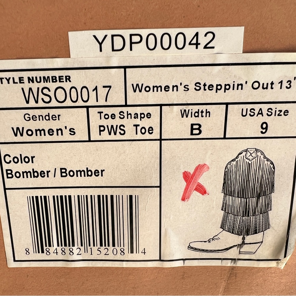 Women's twisted X fringe boots
